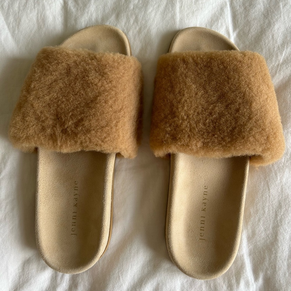 Jenni Kayne Shearling slide sandal
